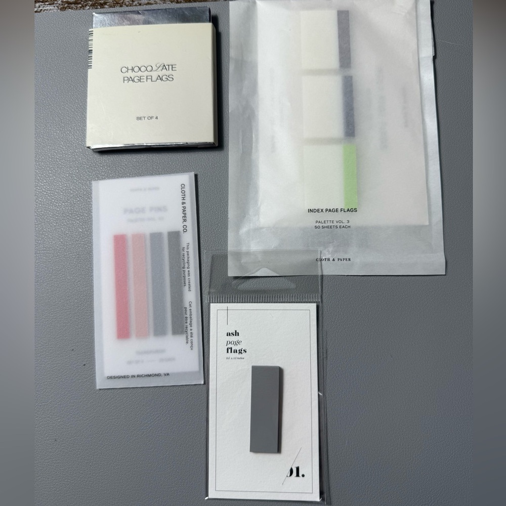 Cloth & Paper lot, all new: Planning supplies
